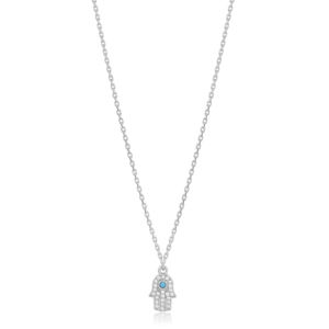 Hsa — collier en argent Sterling 925 pour femmes, pierres en Zircon et Turquoise, bijoux de haute qualité, turc - Product Image 4