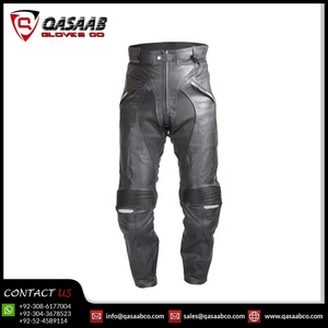 Motorcycle <b>Black</b> <b>Leather</b> Pants 2026 Fashion-Solids Breathable Motorbike PU <b>Leather</b> Pants OEM Manufacturing Pants - Product Image 3