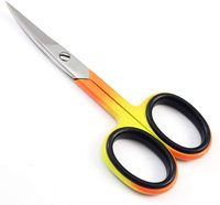 Ciseaux à cuticules japonais en acier inoxydable poli miroir, lame droite élégante de 4 pouces, outils de manucure et de beauté pour les ongles