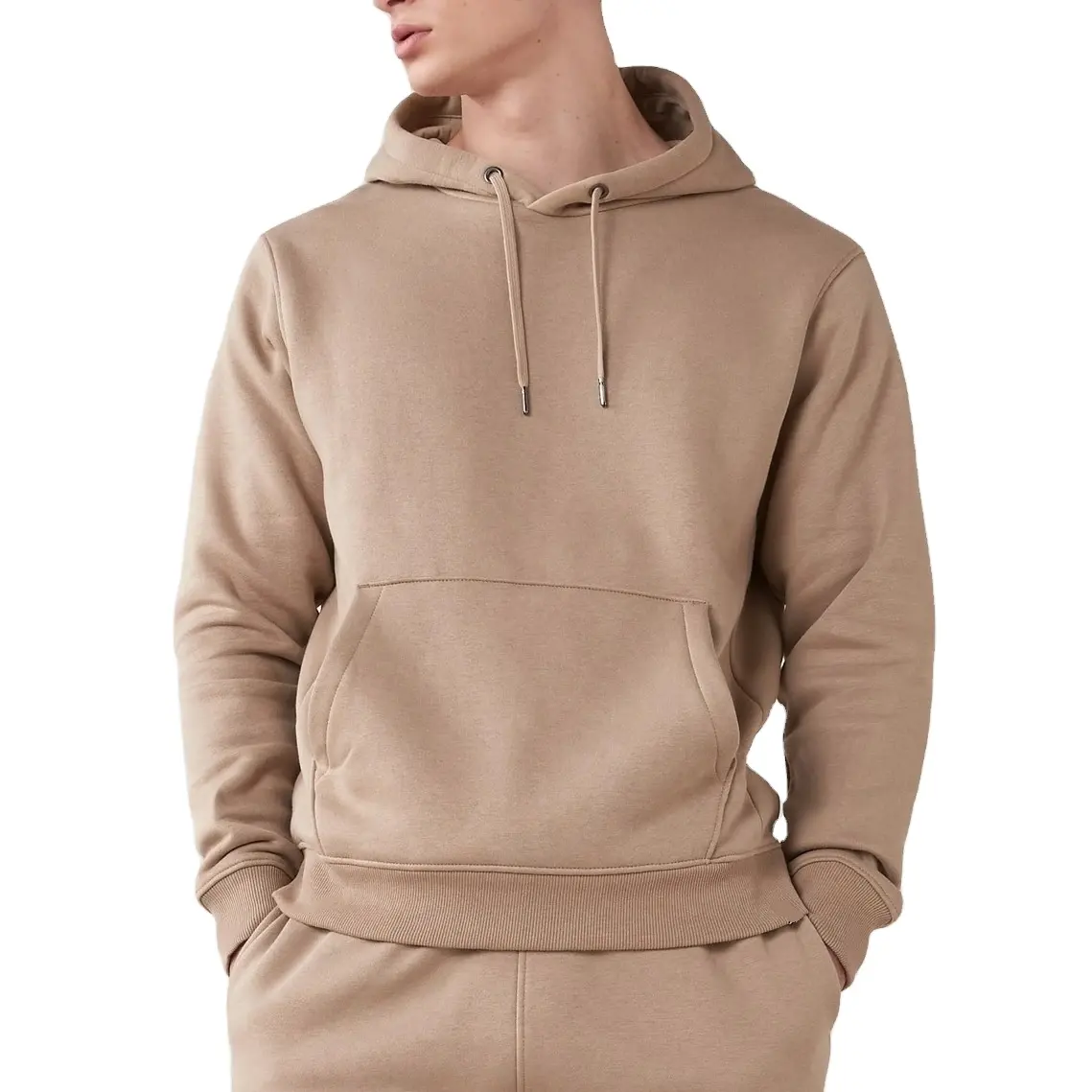 Großhandel Herren bekleidung Fleece Sweater Mode Herren Hoodies & Sweatshirts Baumwolle Custom High Quality Logo Pullover Hoodies