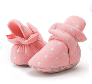 Chaussures d'hiver pour bébé, garçon et fille, chaussons doux en peluche, chaussures de premiers pas antidérapantes, chaussures chaudes pour nouveau-né - Product Image 2