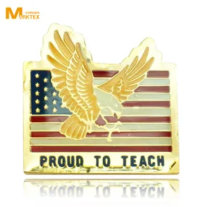 Insignia de la bandera nacional de fábrica, emblema de solapa - Product Image 1