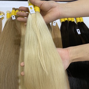 Extensiones de cabello humano liso de Color rubio, pelo virgen con cutícula, calidad superior, venta al por mayor, 613 - Product Image 3