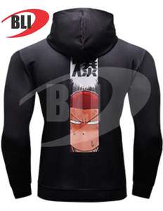 Sweat à capuche en molleton de coton et polyester de haute qualité, impression par sublimation intégrale, sweat à capuche personnalisé, sweat à capuche tendance pour hommes - Product Image 6