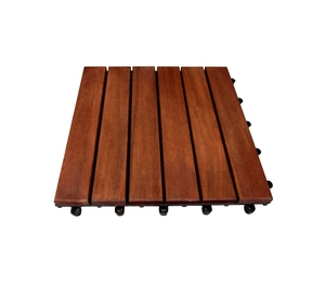Prix de gros Carrelages de sol en bois dur Terrasse à 6 lattes Terrasse en acacia avec matériau de base en plastique Origine fabriquée au Vietnam - Product Image 3