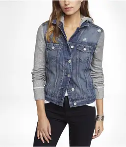 Nuevo estilo diferente jeans invierno chaquetas casuales para las mujeres