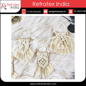 Ornamento navideño de macramé con estilo, refractex y fabricación por suministro a granel, India, hecho en la mejor calidad y bajo precio - Product Image 4
