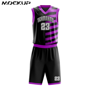 Conjunto de Uniforme de Baloncesto Sublimado con Logotipo Personalizado, Transpirable, para Hombres, Jóvenes, Unisex, Adultos, Tallas Grandes - Product Image 2