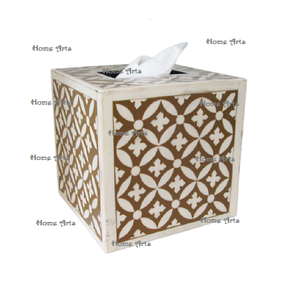 Caja de Pañuelos de Madera y Nácar de la Mejor Calidad, Diseño Clásico, Forma Cuadrada, Porta Servilletas al Precio Más Bajo - Product Image 5