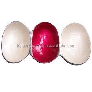 Decorative Item of Aluminium <b>Fruit</b> Trey With Mango Design in Colored Finish Serving Tray and Snack Tray Gift Item - Product Image 2