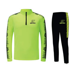 ชุดวอร์มผ้าโพลีเอสเตอร์ออกแบบโลโก้ได้ตามต้องการสำหรับฤดูหนาว - Product Image 1