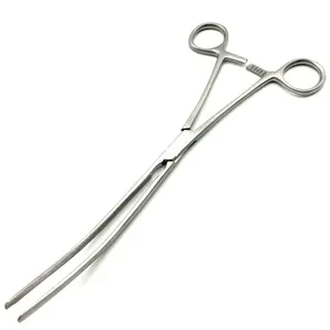 Mayo Robson Intestinal Clamp Forceps Curved and Straight 25cm Surgical Instruments