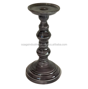 Soporte de la vela púrpura pequeña de METAL vela pilar para uso en el hogar mesa de jardín decoración vela titular de la decoración de la fiesta - Product Image 4