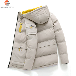 Veste coupe-vent décontractée pour homme, style cool, à capuche, réversible, doublure en polaire écologique pour l'hiver - Product Image 5