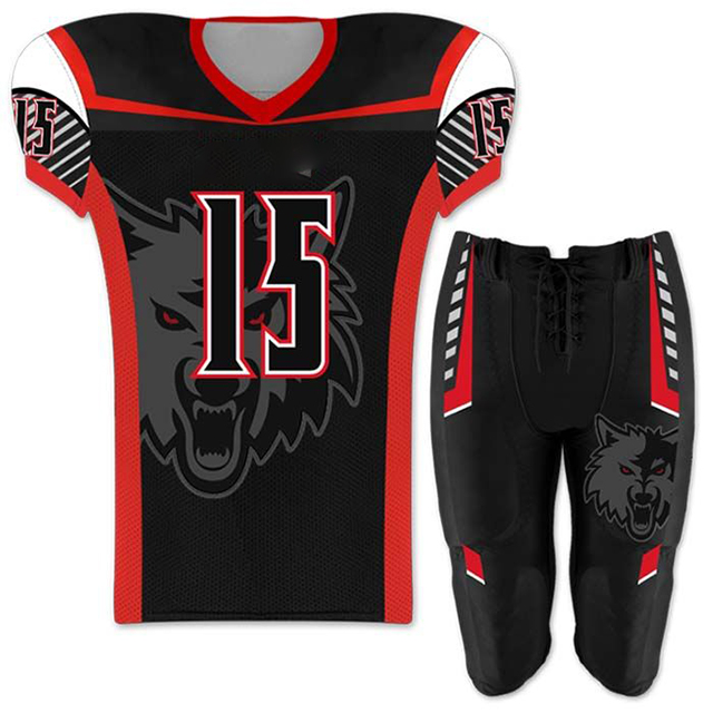 American football uniform sublimation uniform less price