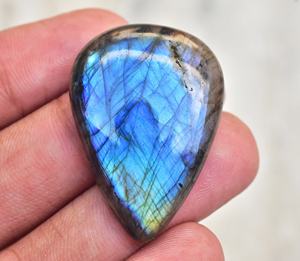 Labradorita azul para fabricación de joyas, labradorita semipreciosa azul - Product Image 6