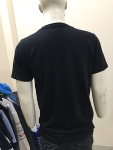 Wholesale Plus Size Knitted <b>Plain</b> <b>Black</b> Men's T Shirts Polyester/Cotton From Vietnam Best Supplier Contact Us for Best Price - Product Image 4