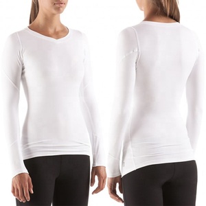 Camiseta de manga larga de compresión para mujer, para Yoga, Fitness, gimnasio, entrenamiento, Baselayer - Product Image 2