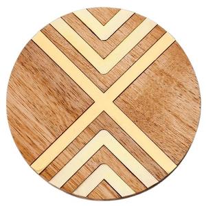 Sous-verre rond décoratif en bois, nouveau modèle avec la dernière qualité, dessous de verres pour Table en bois, à prix utilisé, offre spéciale - Product Image 1