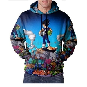 Sweat à capuche personnalisé imprimé Puffer Plover, veste d'entraînement chaude pour hommes, garçons et filles, pull en coton/polyester tissé, séchage rapide, respirant - Product Image 2