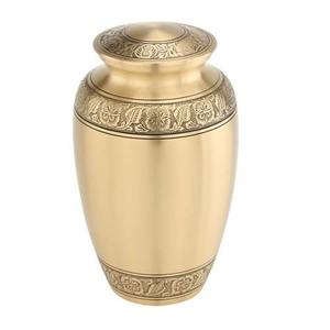 Cendres humaines faites à la main en métal cuivré pour les funérailles urnes de crémation classiques en métal produit le plus vendu - Product Image 5