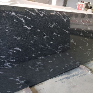 แผ่นหินแกรนิตสีดำปลาดีไซน์ทันสมัยพื้นผิวขัดเงารูปแบบแผ่นใหญ่ - Product Image 2