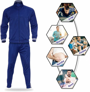 Último chándal personalizado ajustado para hombre, chándal hecho a medida y traje para correr - Product Image 4