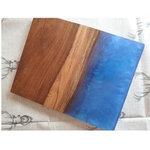 Pierre de résine en bois fromage sûr gâteau pain grillé personnalisé fantaisie coupe planche à découper et taille et trou personnalisés - Product Image 5