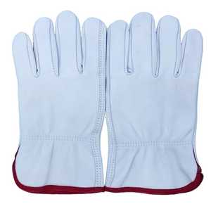 Sunny Gloves Keystone Thumb Gants de sécurité en cuir de chèvre blanc avec fonction antidérapante - Product Image 4