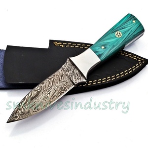 Couteau de chasse en acier, ustensile fait main, damas belle manche en résine (Smk1807) 1 pièce - Product Image 5