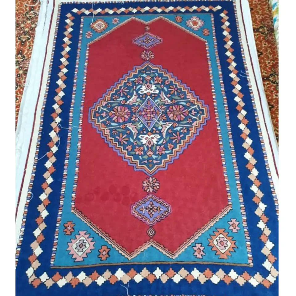 Всемирно известный традиционный кашмирский шерстяной коврик с цепочкой, высококачественные Коврики ручной работы