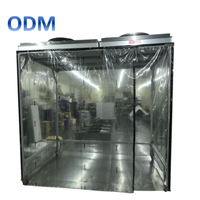 Cabine de production modulaire ACDT Classe 100 à parois souples et flux d'air, nouvelle cabine de production personnalisable pour usines de fabrication, garantie 1 an