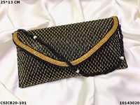 Sac de soirée à bandoulière de luxe ethnique demi-lune pochette à la mode pour les mariages des mariées