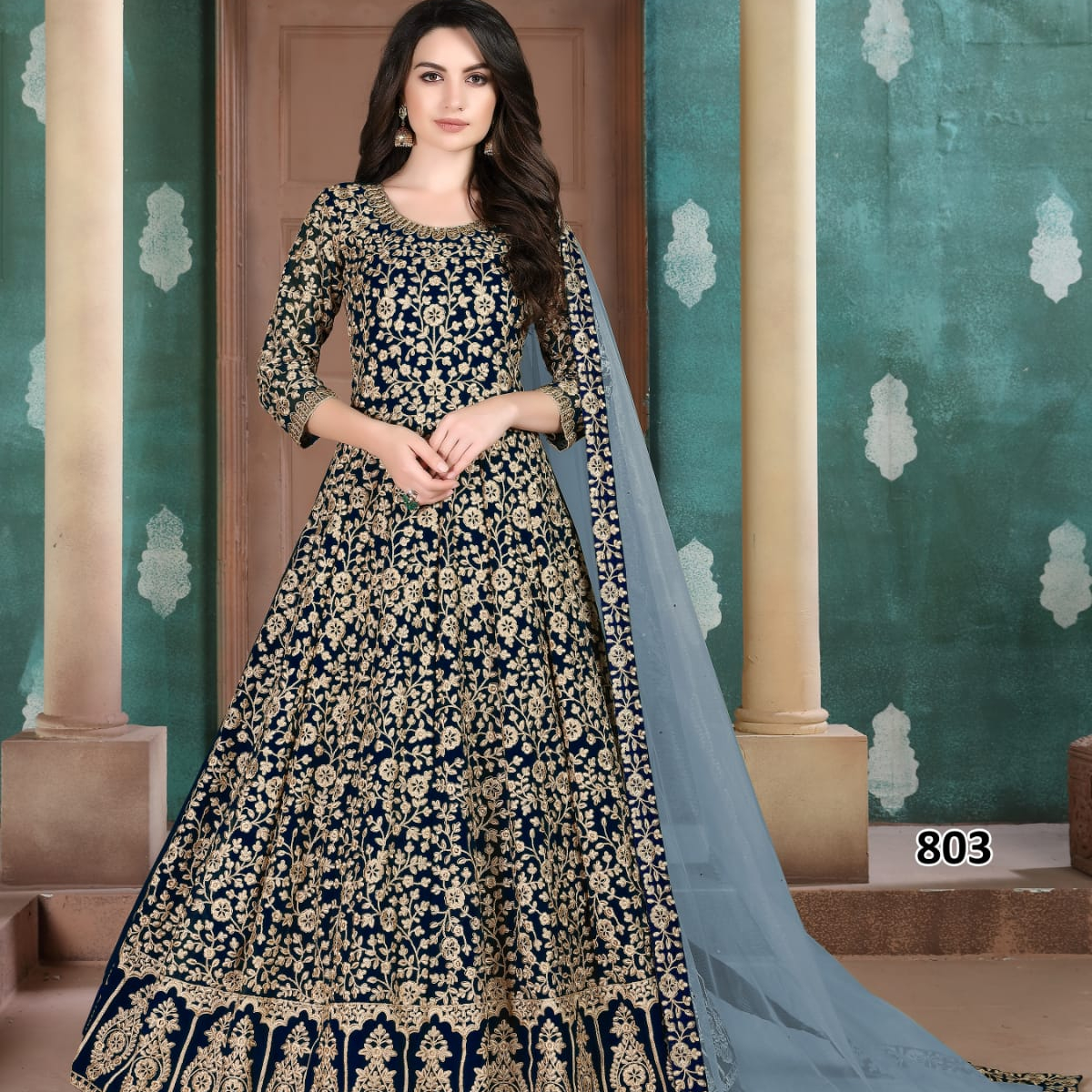 pakistani green wedding dress Pakistani Bridal Lehnga in Emerald Green for Wedding Large main image 0