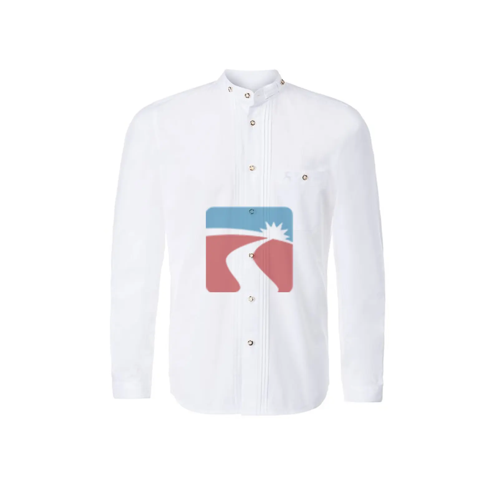 Oktoberfest OEM Custom 100% Cotton Long Sleeve Classic Men Formal Dress Shirt (German Vintage Shirt)