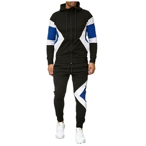 Chándal 2026 personalizado con colores de contraste |   Trajes Deportivos para Hombre al por Mayor 2026 - Product Image 1