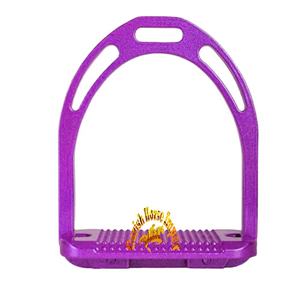 Estribos de caballo de aluminio ligero, estribos de cristal Jin, estilo Flexible, equipo de sillín de carreras - Product Image 4