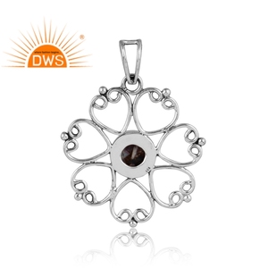 Pendentif en argent Sterling anodisé 925 pour femme, fabrication de bijoux, pierre précieuse, cuivre naturel, opale éthiopienne, livraison gratuite - Product Image 2