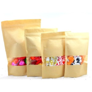 Açılıp kapanabilir Mylar çanta düz folyo şeker saklama çantası açık pencere ısı mühür torbalar gıda depolama için banyo tuzları paket - Product Image 6