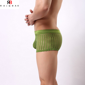 Calzoncillos Boxer Transparentes y Sexys para Hombre, Estilo Nuevo, Diseño Hueco, Precio Económico, Talla Estadounidense, para Hombres Gay - Product Image 4
