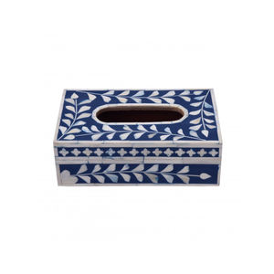 Caja de pañuelos de resina con incrustaciones de colores, vajilla de la mejor calidad hecha a mano, soporte de pañuelos de resina con acentos para el hogar Axiom - Product Image 4