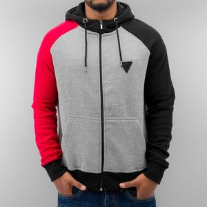 <b>Men's</b> Waterproof Embroidered Knitted <b>Fleece</b> Hoodies <b>Black</b> Heather Winter Zipper-Up Outdoor Sportswear - Product Image 1