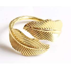 Rond de serviette en métal plaqué or de haute qualité fabricant et exportateur utilisation pour la décoration de table accessoires de cuisine porte-mouchoirs - Product Image 2