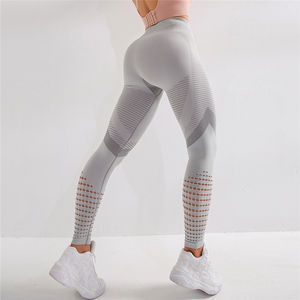 Mallas deportivas de gimnasio para mujer, Leggings de Yoga ajustados de cintura alta activa, envío directo - Product Image 2