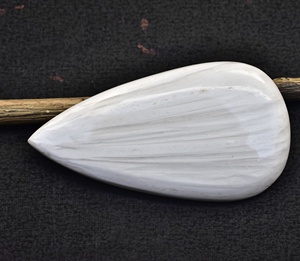 Gema de scolecte blanca, de alta calidad, cabujón Suelto - Product Image 2