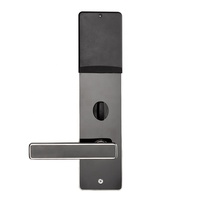 Serrure de porte d'hôtel électrique en aluminium, avec carte RF, moins cher, avec interrupteur à économie d'énergie