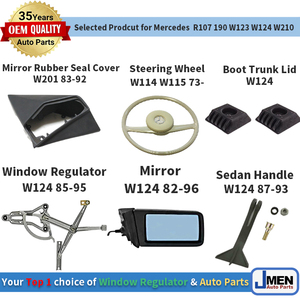 Jmen 1248110461ที่อยู่อาศัยกระจกสำหรับ Mercedes Benz W124 W201 190 89- E-Class รถยนต์อะไหล่รถยนต์