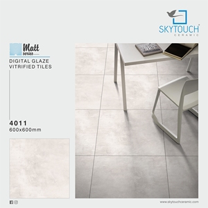 Carreaux de sol en porcelaine de qualité supérieure, design moderne, brun, 600x600 mm, carreaux de salle de bain, carreaux de sol mats, provenance d'Inde - Product Image 3