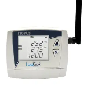 Novus logger de dados-logbox portátil e wireless para monitoramento e gravação de temperatura e pressão de umidade e digital