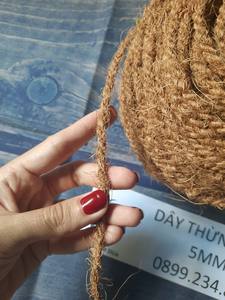 Corde de noix de coco en FIBER de coco, naturelle de jardinage à base de coquille de noix de coco, pour déchets agricoles, bol - Product Image 3